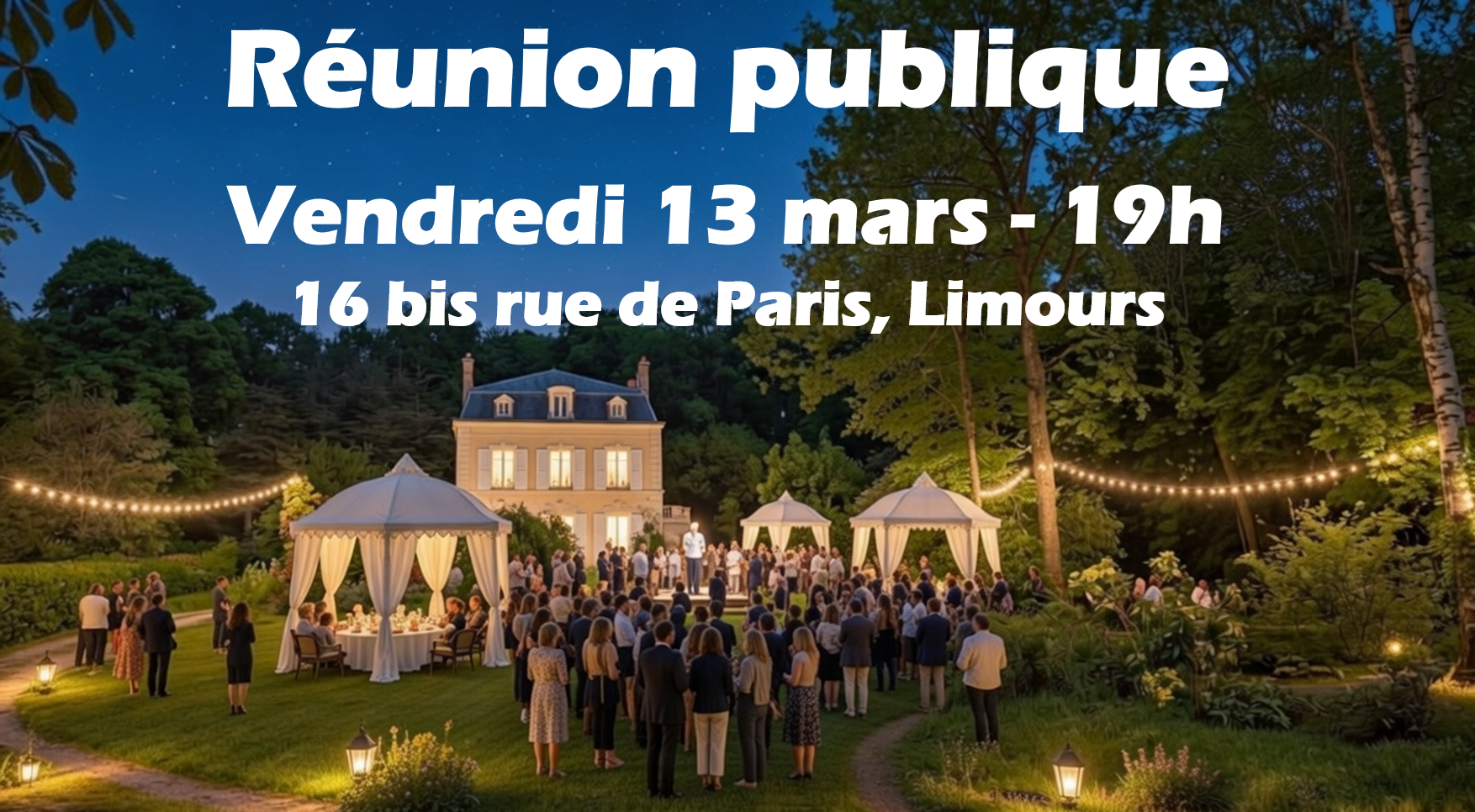 Réunion Publique Limours 13-03-2026
